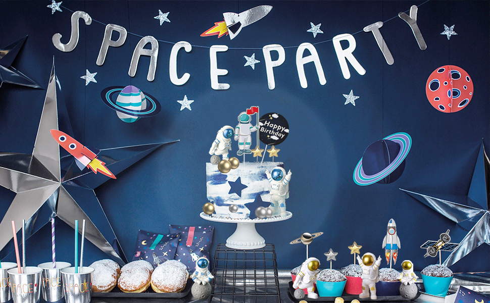 Space Cake Decoration