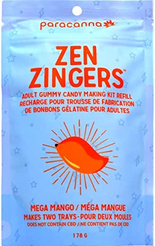 Zen Zingers Gummy Mix - DIY Gummy Candy Powder Refill - Mega Mango Gummies